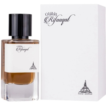 Parfum Arăbesc Rifaaqat Paris Corner 85 ml, Apă de Parfum Unisex, Damă, Bărbat, Aromă Oriental Condimentată, Vanilată și Lemnoasă, Inspirat Babycat Yves Saint Laurent - Img 11