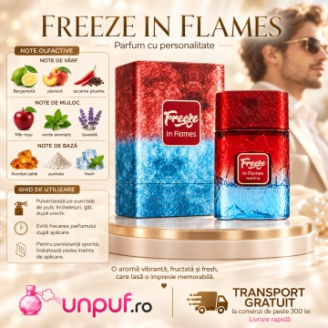 Parfum Arabesc Riiffs Freeze in Flames, Unisex, 100 ml - Img 3