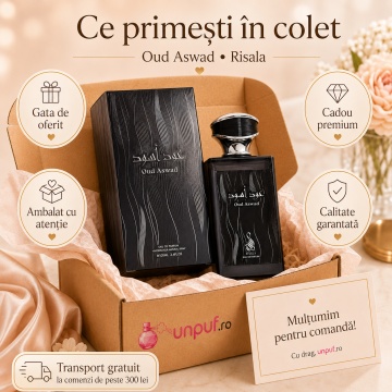 Parfum Arăbesc Risala Series Oud Aswad 100 ml, Unisex, Damă, Bărbat, edp - Img 4