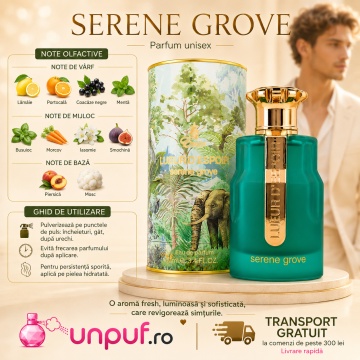 Parfum Arăbesc Serene Grove Lueur D’Espoir Emir 100 ml, Apă de Parfum Unisex, Damă și Bărbat, Aromă Verde Floral Lemnoasă, Inspirat Pacific Chill Louis Vuitton - Img 9