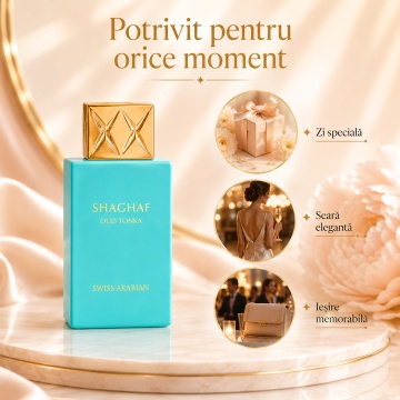 Parfum Arăbesc Shaghaf Oud Tonka 12 ml, Swiss Arabian, Apă de Parfum , Unisex, Damă, Bărbat - Img 6
