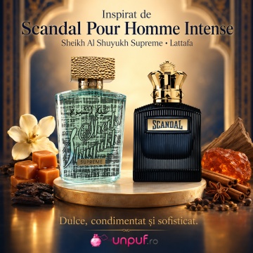 Parfum Arăbesc Sheikh Al Shuyukh Supreme Lattafa 100 ml, Apă de Parfum Bărbat, Aromă Oriental Condimentată cu Scorțișoară, Trandafir, Șofran, Caramel, Paciuli, Ambră, Ambroxan, Note Lemnoase și Vanilie - Img 8