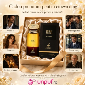 Parfum Arăbesc Smoky Touch Maison Alhambra 80 ml, Apă de Parfum Unisex, Damă și Bărbat, Inspirat Tuscan Leather, Aromă Lemnos Fumurie cu Bergamotă, Fum, Piper, Condimente, Lemn Ars, Tămâie, Tutun, Ambră, Mosc și Piele - Img 7