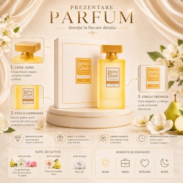 Parfum Arăbesc Sterling Jenny Glow Pear Blossom 80 ml, Unisex, Damă, Bărbat, edp - Img 3