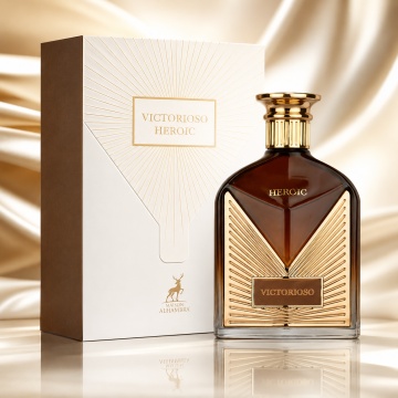 Parfum Arăbesc Victorioso Heroic Maison Alhambra EDP 100 ml Bărbat, Inspirat Invictus Legend Paco Rabanne, Aromă Lemnos Acvatică cu Note Marine, Grepfrut, Mandarină, Frunze de Dafin, Iasomie, Ambră Gri, Lemn de Guaiac, Lichen și Paciuli