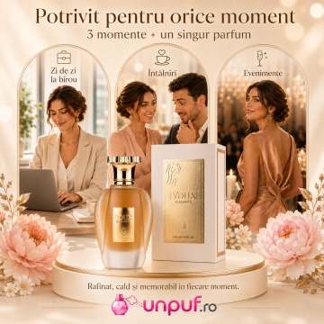 Parfum Arăbesc Voux Elegante Emir 100 ml, Apă de Parfum Unisex, Damă și Bărbat, Aromă Aromatic Condimentată, Inspirat Naxos Xerjoff - Img 6