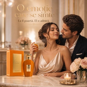 Parfum Arăbesc Voux Patisserie Emir 100 ml, Apă de Parfum Unisex, Damă, Bărbat, Aromă Oriental Vanilată, Gurmandă, cu Migdale, Lapte, Șofran și Vanilie - Img 5
