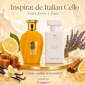 Parfum Arăbesc Voux Zeste Emir 100 ml, Apă de Parfum Damă, Aromă Citric Gurmandă, Inspirat Italian Cello - Img 8