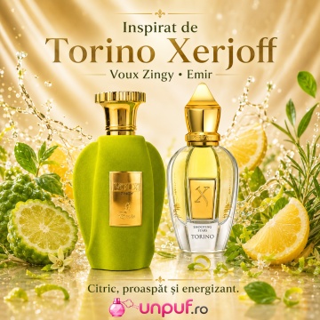 Parfum Arăbesc Voux Zingy Emir 100 ml, Apă de Parfum Unisex, Damă, Bărbat, Aromă Citric Aromatică, Fresh și Energizantă, Inspirat Torino 21 Xerjoff - Img 8