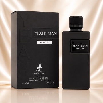 Parfum Arăbesc Yeah! Man Parfum Maison Alhambra EDP 100 ml Bărbat, Inspirat Y Le Parfum Yves Saint Laurent, Aromă Oriental Fougère Ambrată cu Măr, Aldehide, Grepfrut, Ghimbir, Salvie, Lavandă, Mușcată, Tonka, Cedru, Olibanum și Paciuli