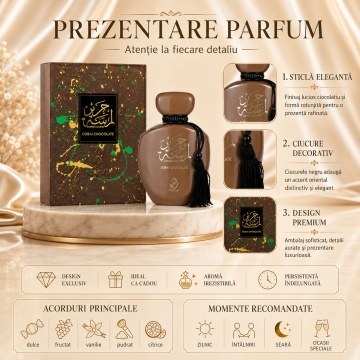 Parfum Arabiyat Prestige Lamsat Harir Dubai Chocolate 100 ml - Img 3