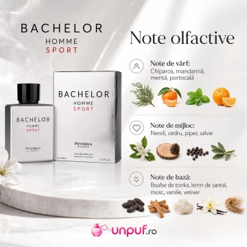 Parfum Bachelor Homme Sport Pendora Scents 100 ml, Apa De Parfum, Barbati - Img 4