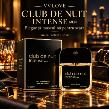 Parfum Barbati V.V.Love Club de Nuit Intense Men, Eau de Parfum EDP, 35 ml, Spray, Format Compact - Img 2