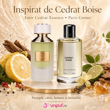 Parfum Cedrat Essense Emir 75 ml, Apa De Parfum, Unisex - Img 8