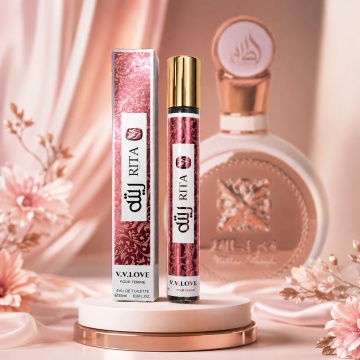 Parfum Damă Arăbesc Rita 35 ml V.V. Love, Apă de Toaletă, Inspirat de Fakhar Rose Lattafa, Aromă Floral Fructată cu Tuberoză, Iasomie, Gardenie, Trandafir, Vanilie, Mosc Alb și Lemn de Santal