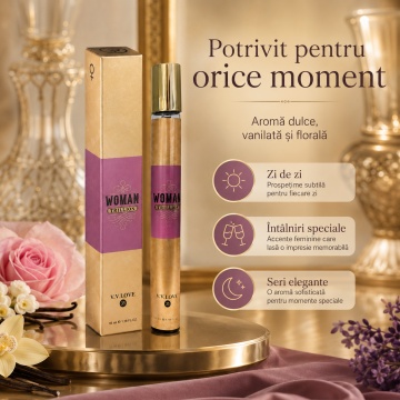 Parfum Damă Dama de Oro Esplendida 35 ml V.V. Love, Inspirat de Million Gold For Her Rabanne, Aromă Dulce Florală cu Pară, Trandafir, Lavandă, Ylang Ylang, Iasomie, Vanilie, Mosc și Mușchi - Img 4