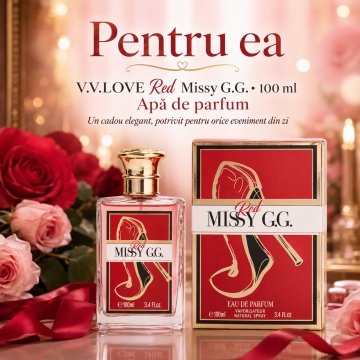 Parfum Damă V.V. Love Missy G.G. Red, Apă de Parfum 100 ml – Elegant, Feminin, Inspirat din Carolina Herrera Very Good Girl - Img 2