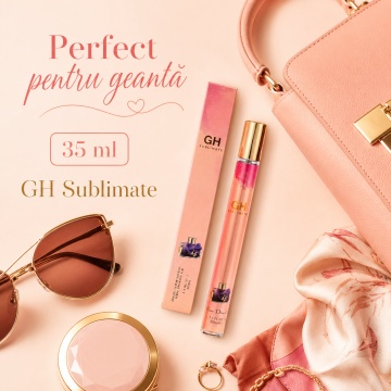 Parfum GH Sublimate 35 ml, Apă de Parfum Damă, Aromă Florală Seducătoare și Elegantă, Format Compact, Note de Floarea Pasiunii, Bergamot, Orhidee, Trandafir, Paciuli, Pielărie, Ambră și Mușchi - Img 4
