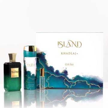 Parfum Khadlaj Island Set Extract Parfum 100 ml + Body Spray 200 ml + Extract Parfum 10 ml - Img 3
