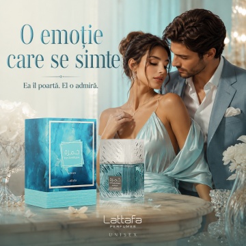 Parfum Khamrah Waha Lattafa 100 ml, Apă de Parfum Unisex, Aromă Acvatică Proaspătă - Img 5