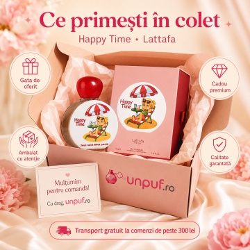 Parfum Lattafa Happy Time 75 ml, parfum arăbesc, edp, Unisex, Damă, Bărbat - Img 4