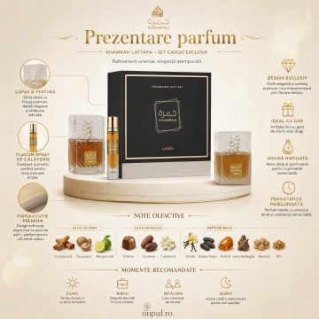 Parfum Lattafa Khamrah Giftset ,arăbesc , Bărbat, Damă, Unisex - Img 3