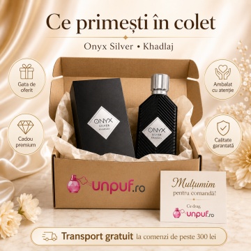 Parfum Onyx Silver Eau de Parfum 100ml, tip arăbesc, Unisex, Damă, Bărbat - Img 4