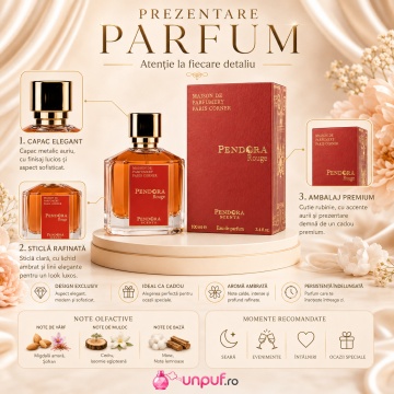 Parfum Pendora Rouge Pendora Scents 100 ml, Apa De Parfum, Unisex - Img 3