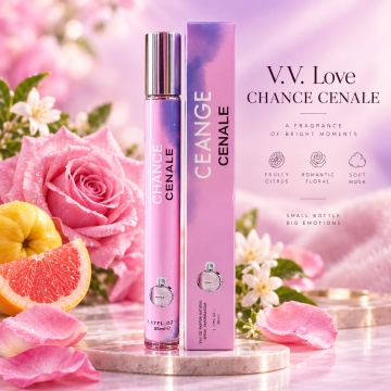 Parfum pentru femei Chance Cenale V.V. Love, 35 ml, aroma florala fructata, gutuie, grapefruit, trandafir, iasomie si mosc alb
