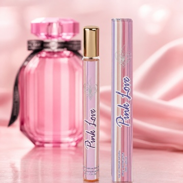 Parfum Pink Love 35 ml, Apă de Parfum Damă, Aromă Fructat Florală Proaspătă și Dulce, Format Compact, Note de Maracuia, Grapefruit, Ananas, Mandarină, Căpșuni, Bujor, Orhidee Vanilată, Iasomie, Mosc și Note Lemnoase