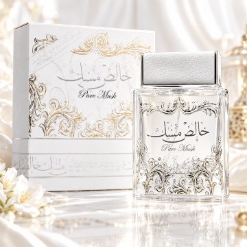 Parfum Pure Musk Lattafa 100 ml, Apă De Parfum + 50 ml Deodorant Spray, Damă