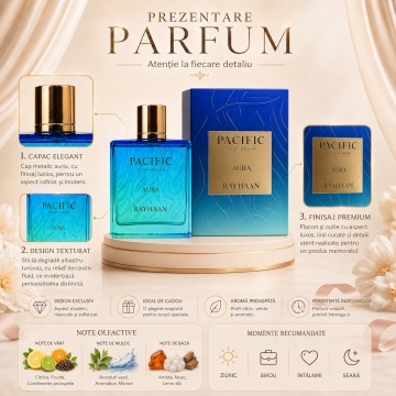 Parfum Rayhaan Pacific Aura 100 ml ,arăbesc , Bărbat - Img 3