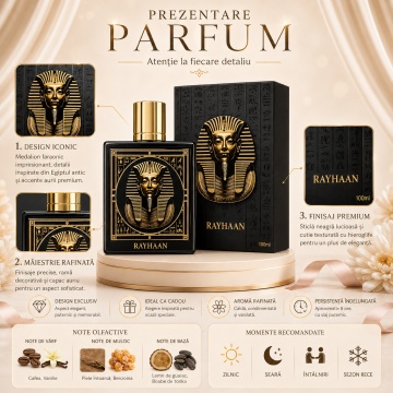 Parfum Rayhaan Pharaoh 100 ml ,arăbesc , Bărbat, Damă, Unisex - Img 3