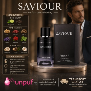 Parfum Saviour Pendora Scents 100 ml, Apa De Parfum, Barbati - Img 9