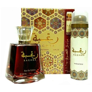 Parfum Set Lattafa Raghba 100 ml + Deodorant Spray 50 ml, Unisex