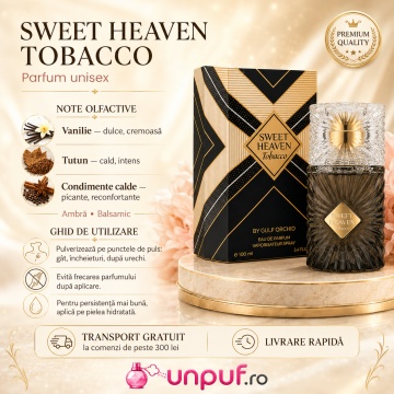 Parfum Sweet Heaven Tobacco Gulf Orchid 100 ml, Apa De Parfum, Unisex - Img 9