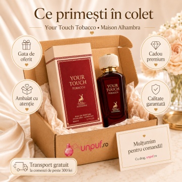 Parfum Your Touch Tobacco Maison Alhambra 100 ml, Apa De Parfum, Barbati - Img 4