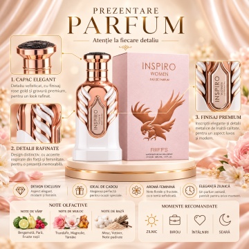 Riiffs Inspiro Woman – Parfum Extract de parfum 100 ml, damă - Img 3