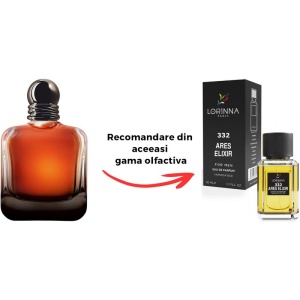 Set Apă de Parfum Lorinna Paris Parfum Ares Elixir, de Bărbat, 50 ml si Gentuță Parfumuri - Img 2