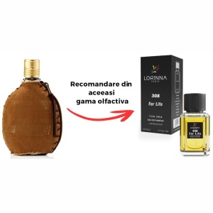 Set Apă de Parfum Lorinna Paris Parfum For Life, de Bărbat, 50 ml si Gentuță Parfumuri - Img 2