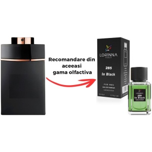 Set Apă de Parfum Lorinna Paris Parfum In Black, 50 ml, de Bărbat si Gentuță Parfumuri - Img 2