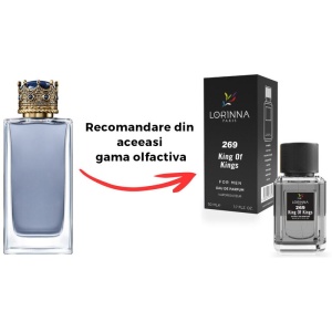 Set Apă de Parfum Lorinna Paris Parfum King of Kings, 50 ml, de Bărbat si Gentuță Parfumuri - Img 2