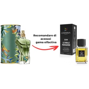 Set Apă de Parfum Lorinna Paris Parfum Le Male Paradise, de Bărbat, 50 ml si Gentuță Parfumuri - Img 2