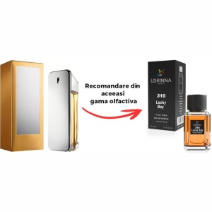 Set Apă de Parfum Lorinna Paris Parfum Lucky Boy, de Bărbat, 50 ml si Gentuță Parfumuri - Img 2