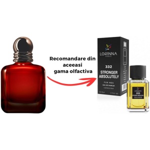Set Apă de Parfum Lorinna Paris Parfum Stronger Absolutely, de Bărbat, 50 ml si Gentuță Parfumuri - Img 2