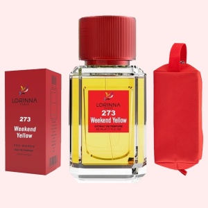 Set Apă de Parfum Lorinna Paris Parfum Weekend Yellow 50 ml, de Damă si Gentuță Parfumuri
