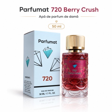 Set Apa de parfum Parfumat 720 Berry Crush, Dama, 50 ml si Gentuta cosmetice - Img 3