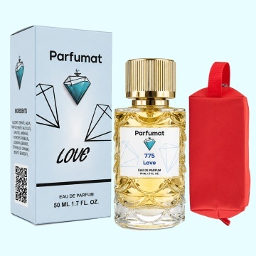 Set Apa de parfum Parfumat 775 Love, Dama, 50 ml si Gentuta cosmetice