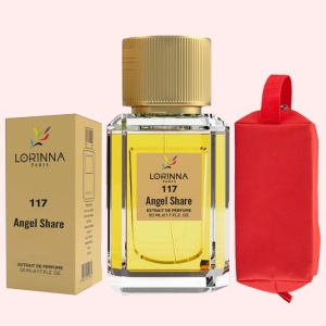 Set Extract de Parfum Lorinna Paris Parfum Angel Share, Unisex Damă Bărbat, 50 ml si Gentuță Parfumuri