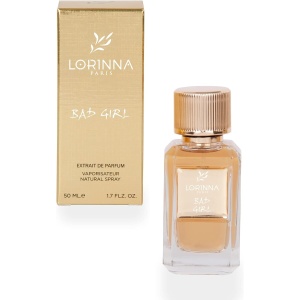 Set Extract de Parfum Lorinna Paris Parfum Bad Girl, 50 ml, Unisex Damă Bărbat si Gentuță Parfumuri - Img 3